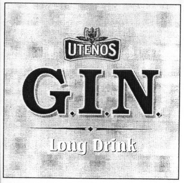 Prekės ženklas: UTENOS G.I.N. Long Drink